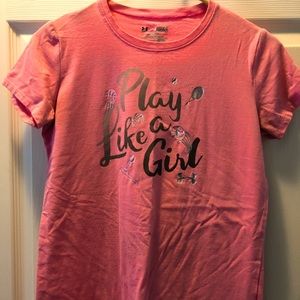 Girls Under Armour T-shirt